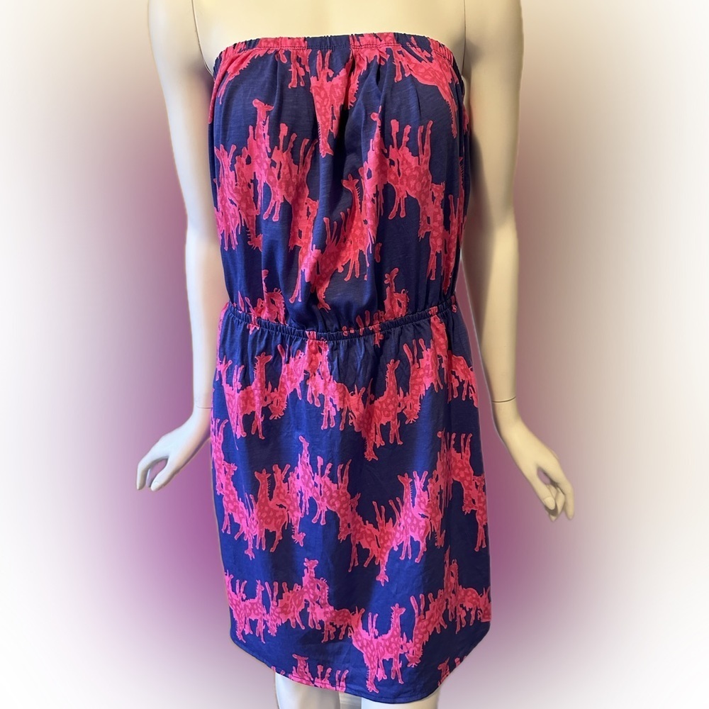 Lilly Pulitzer Windsor Dress Neck in Neck Giraffe Women’s M